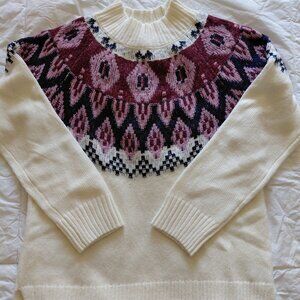 Maurice's Fair Isle Sweater Size M NWT